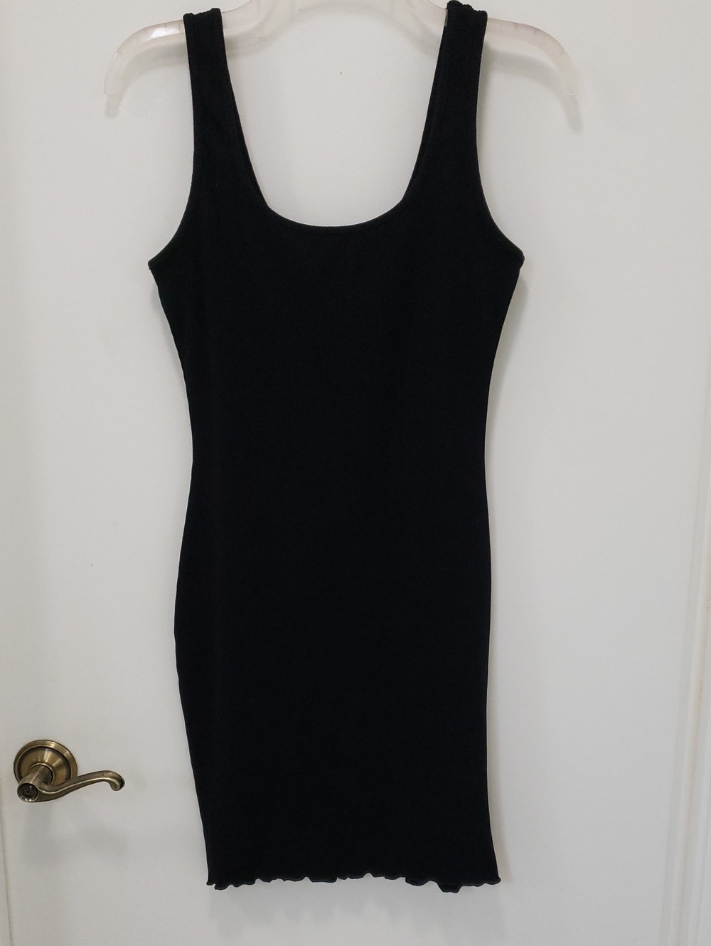 〰️Popular 21〰️Ribbed Scoop Neck Tank Bodycon Dress L